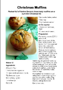 Christmas muffins